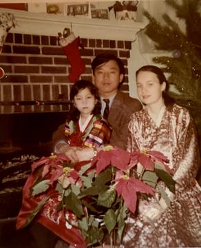 Kim and his family