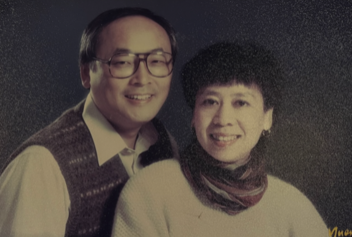 Kyunghoon and Bernadette Lee in the 1980s