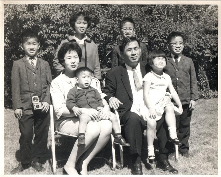 The Koh Family in 1961 in New Haven, CT